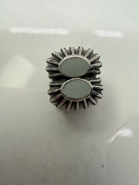 Retired Pandora Two of a Kind Clip 790578EN26 Gray Enamel